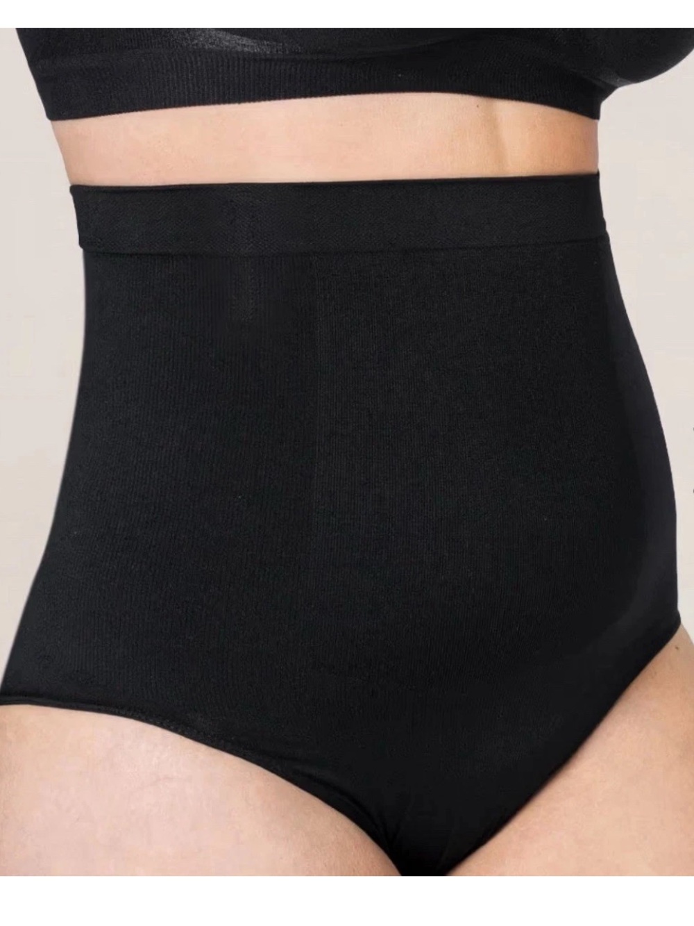 2 Pair EMPETUA by SHAPERMINT High-Waist Black Shaping Panty XL/XXL